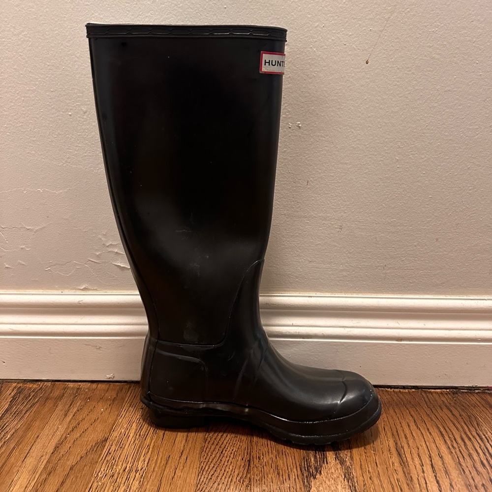 Hunter Wellies Boots black size 7